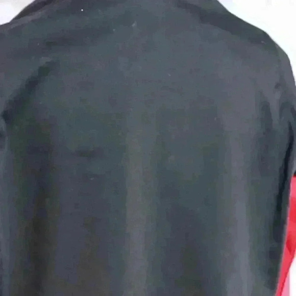 Kid's Size L (10/12) AND1 black/red long sleeve jersey basketball player graphic - Picture 7 of 11